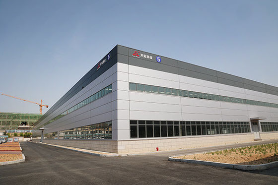 Edificio di struttura in acciaio installato rapidamente per laboratorio industriale con magazzino