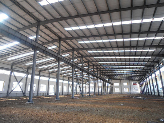 Utilizzo industriale GB Standard Steel Structure Workshop H Colonna e trave in acciaio