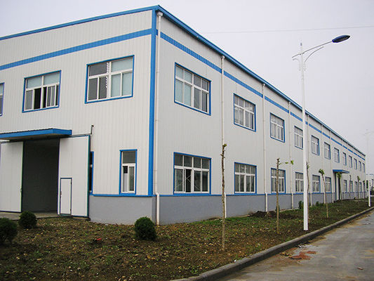 Edificio prefabbricato in acciaio di sezione H saldato per laboratorio di magazzino su misura