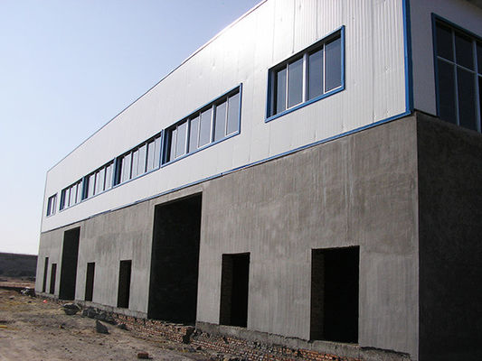 Fabbricazione prefabbricata a struttura in acciaio Tempo di costruzione breve