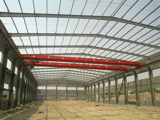 100x30 struttura in acciaio capannone caldo immersione galvanizzata superficie verniciata