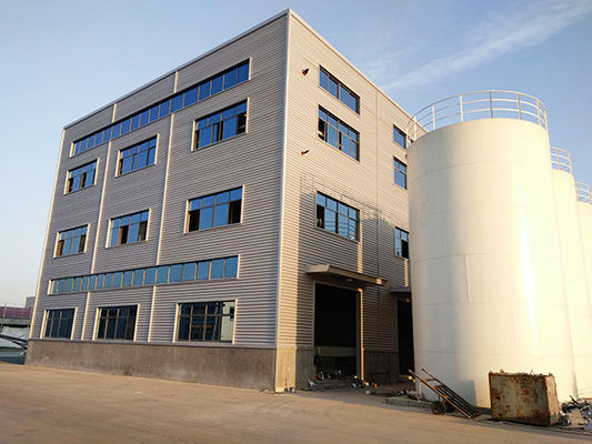 Edifici in acciaio prefabbricati personalizzabili Q355B Commerciale