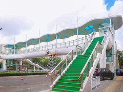 Progetto di cavalcavia pedonale di Qingdao fabbricato da Xinguangzheng.